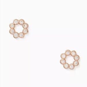 Kate Spade Full Circle Earrings in Rose Gold